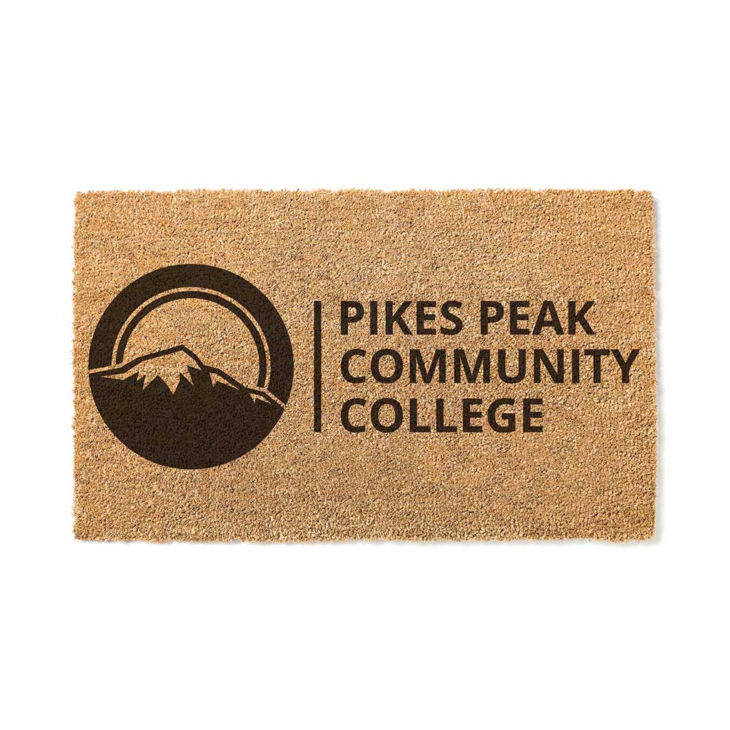 Team Coir Doormat Team Logo Pikes Peak Community College Aardvarks