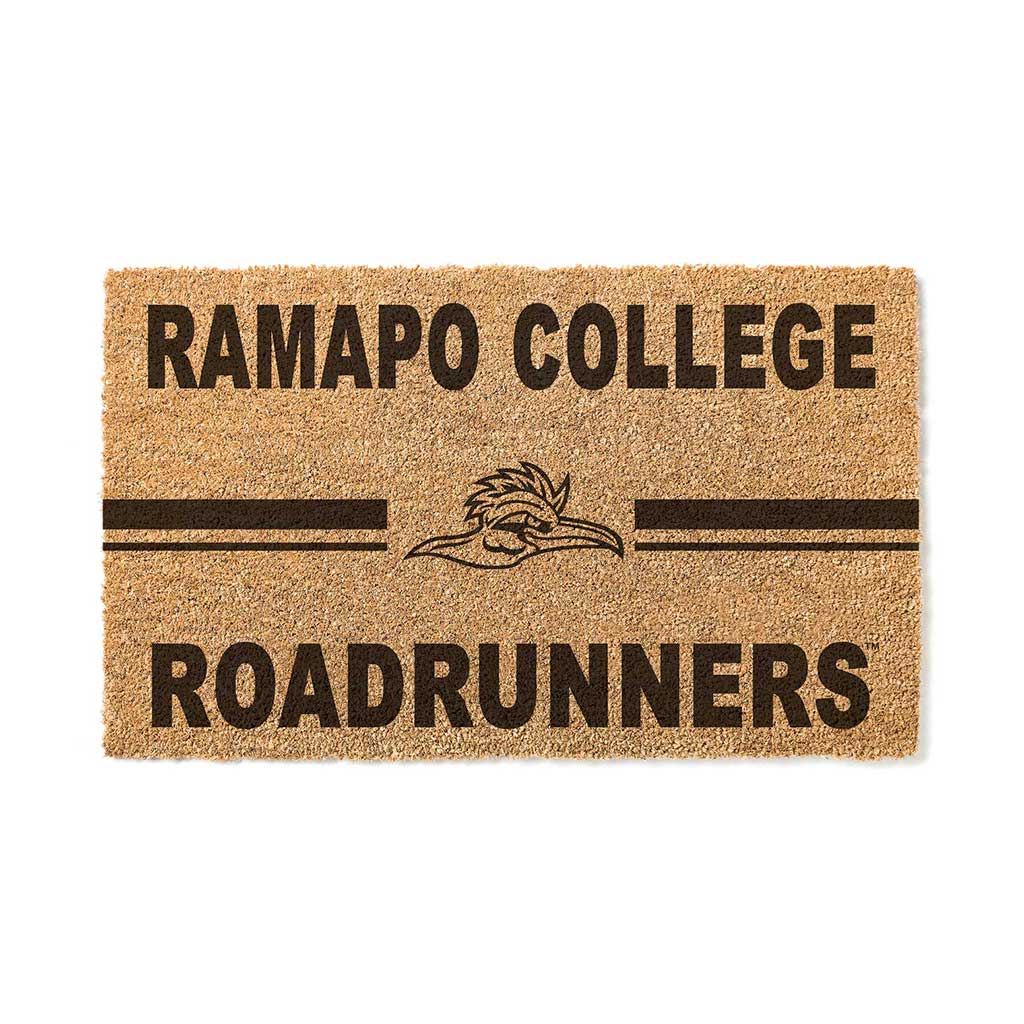 Team Coir Doormat Team Logo Ramapo College of New Jersey Roadrunners