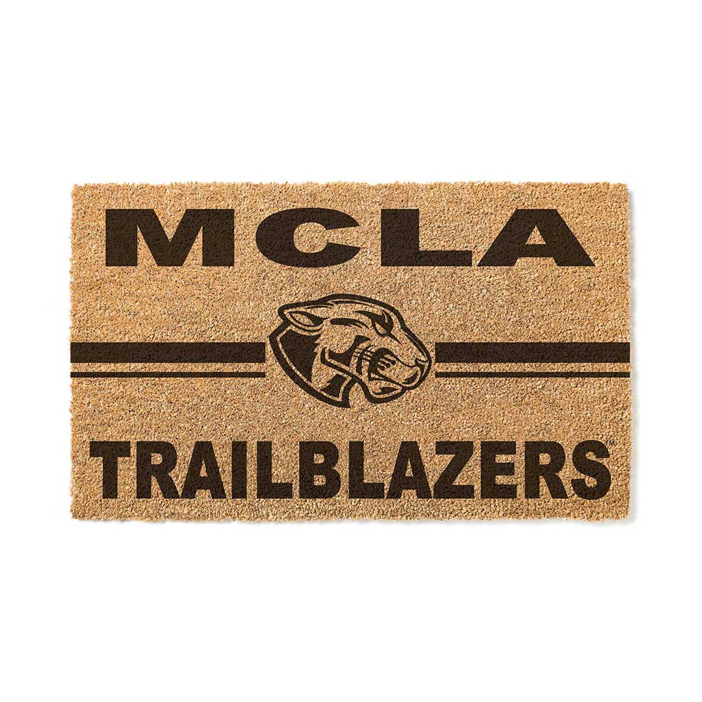 Team Coir Doormat Team Logo Massachusetts College of Liberal Arts Trailblazers