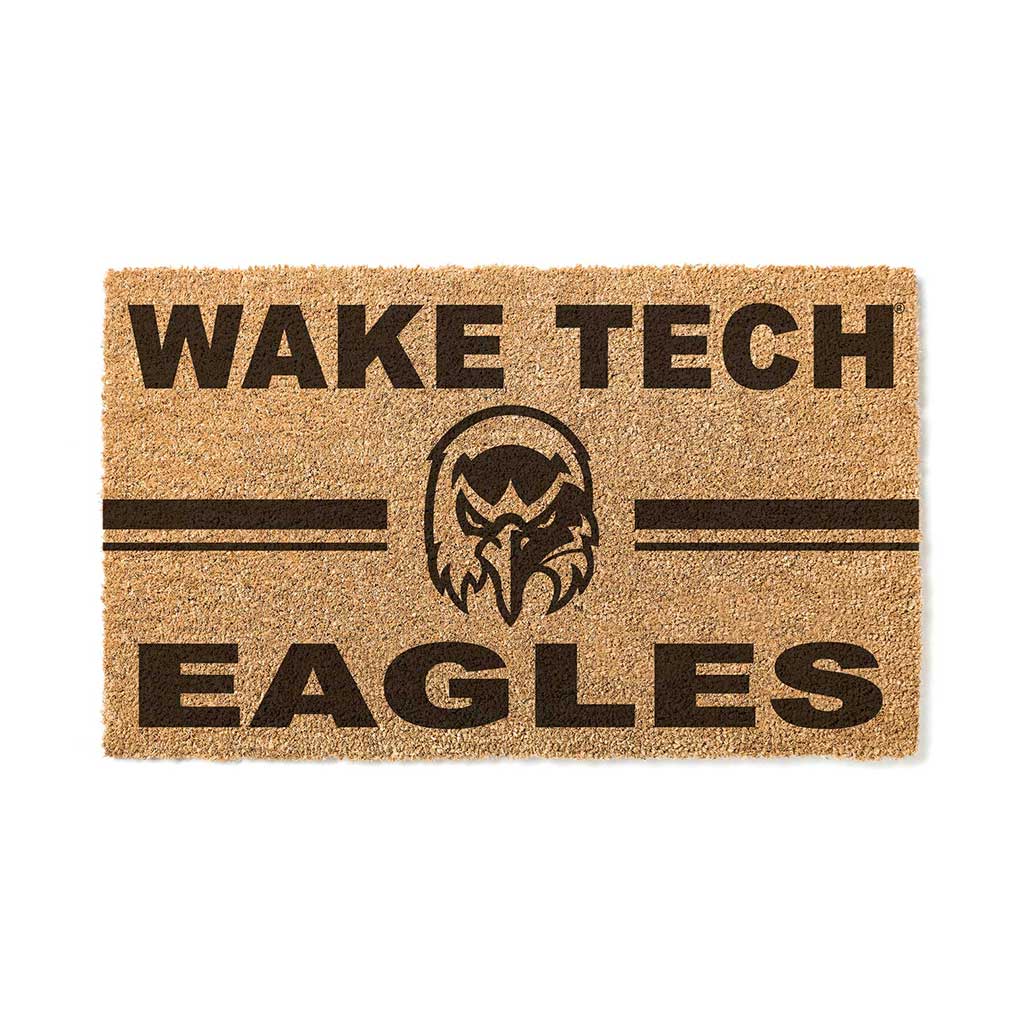 Team Coir Doormat Team Logo Wake Tech Eagles