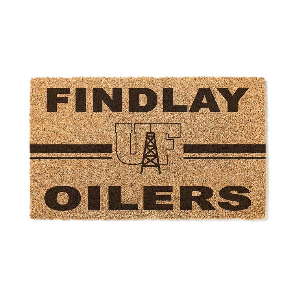 Team Coir Doormat Team Logo Findlay Oilers