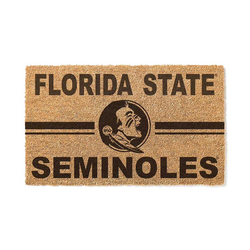 Team Coir Doormat Team Logo Florida State Seminoles