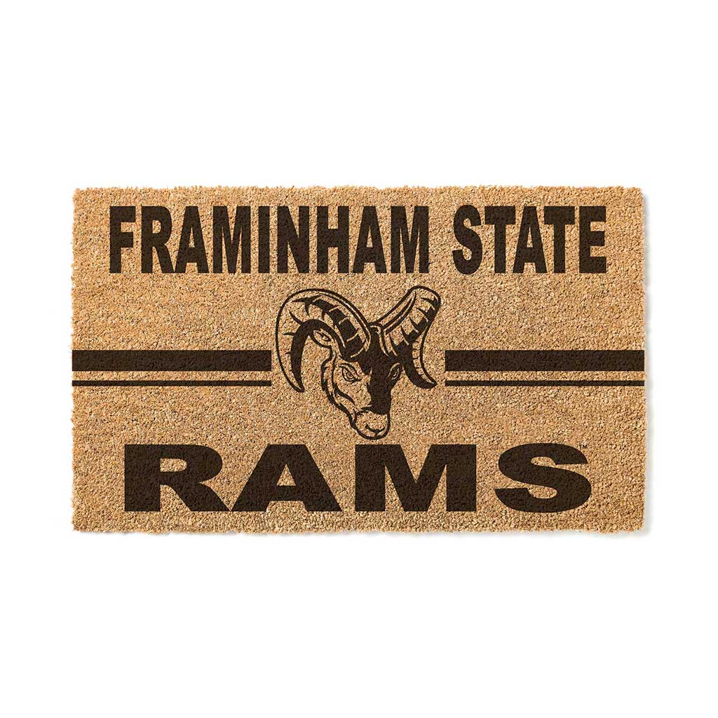 Team Coir Doormat Team Logo Framingham State Rams