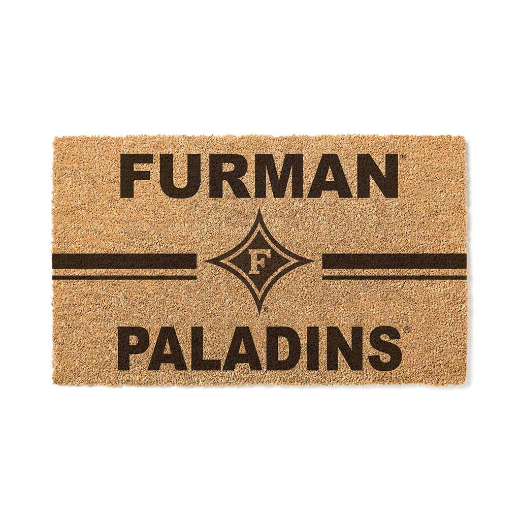 Team Coir Doormat Team Logo Furman Paladins