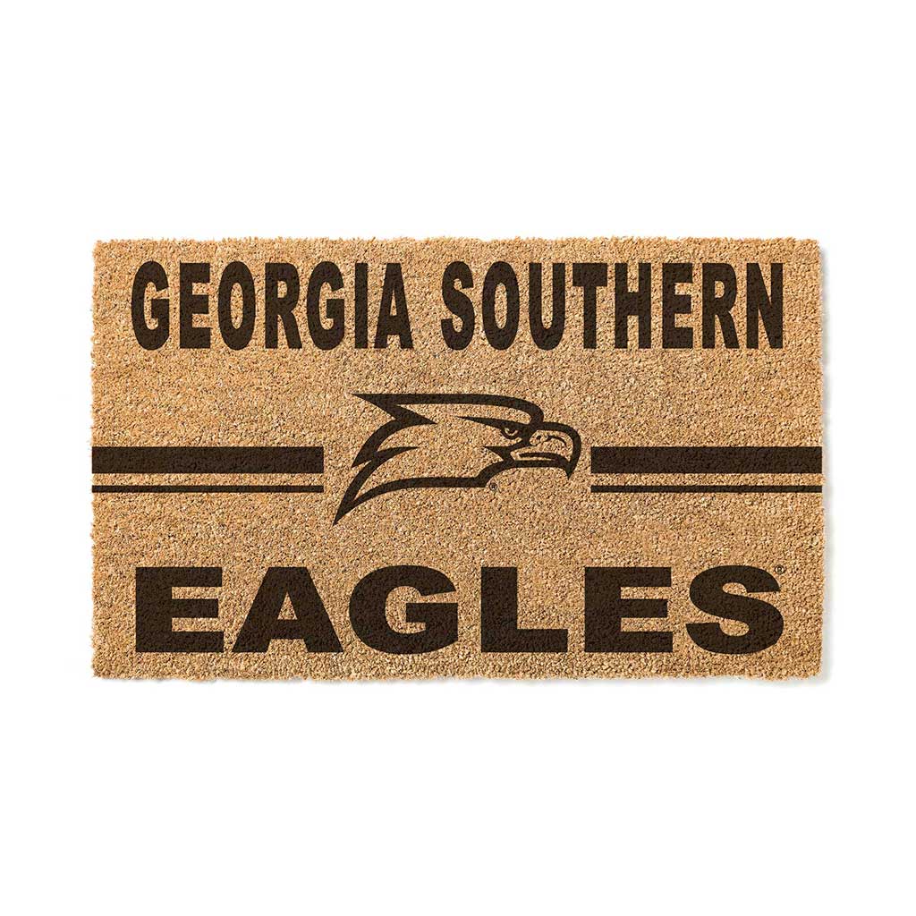 Team Coir Doormat Team Logo Georgia Southern Eagles