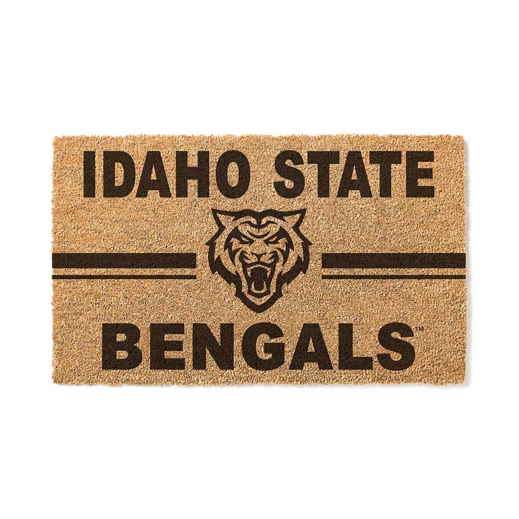 Team Coir Doormat Team Logo Idaho State Bengals