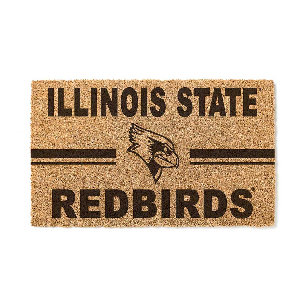 Team Coir Doormat Team Logo Illinois State Redbirds