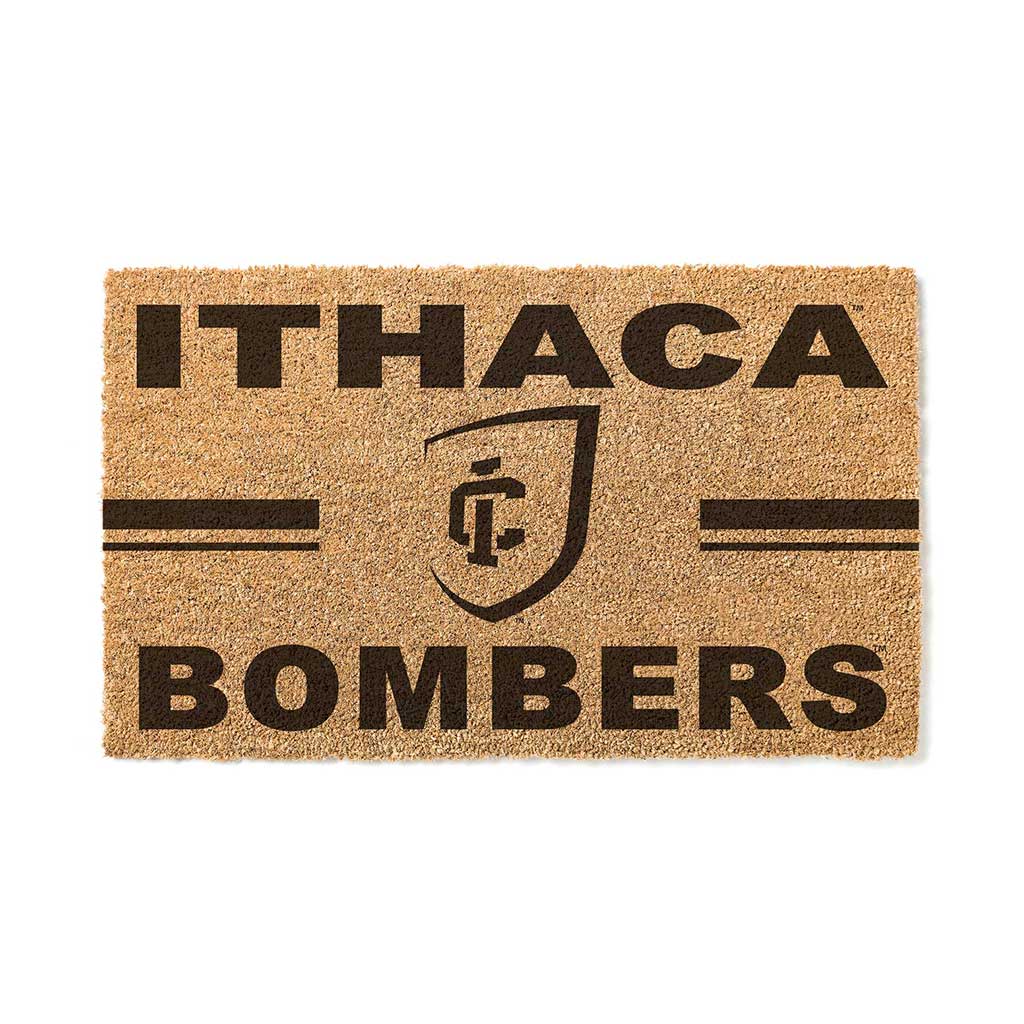 Team Coir Doormat Team Logo Ithaca College Bombers