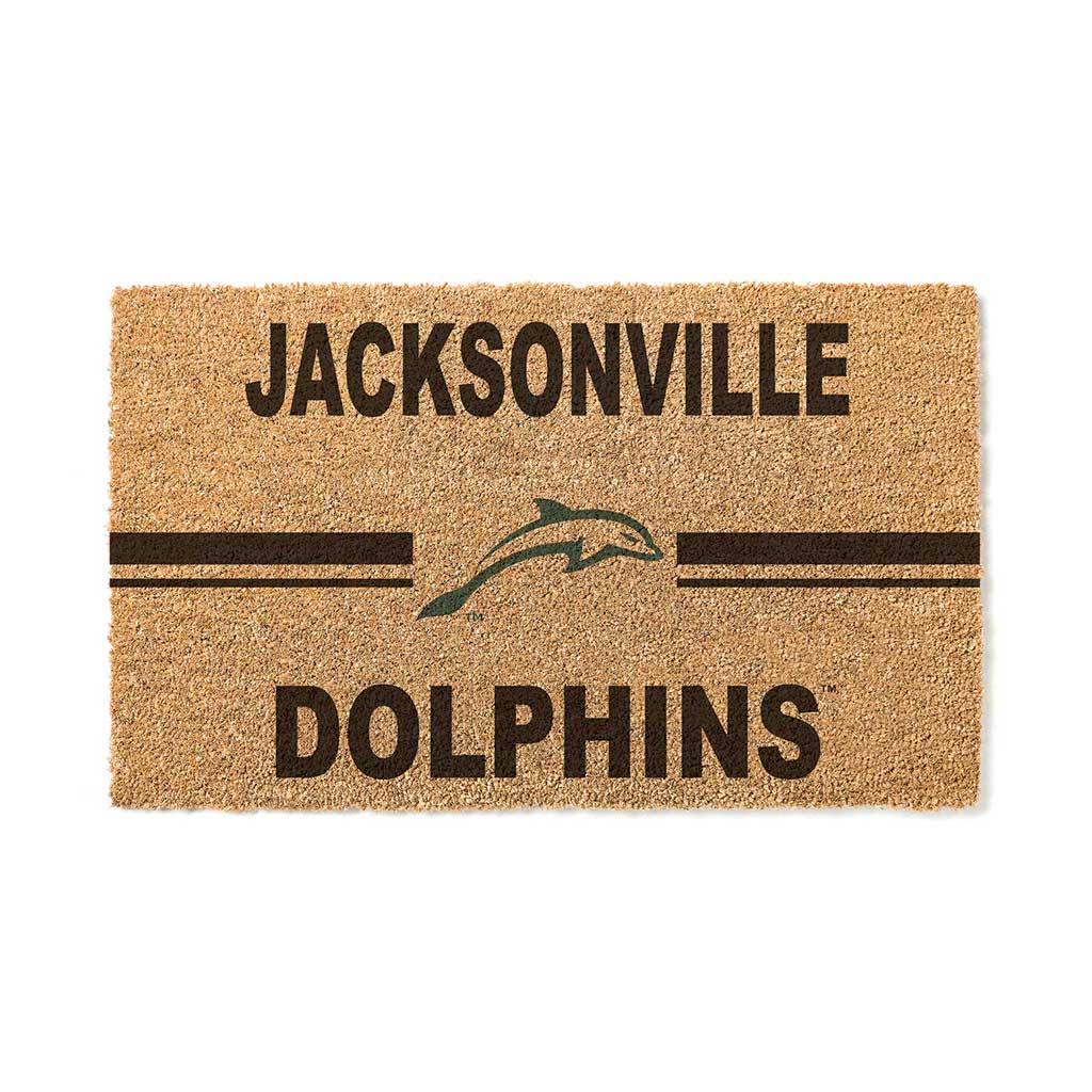 Team Coir Doormat Team Logo Jacksonville Dolphins