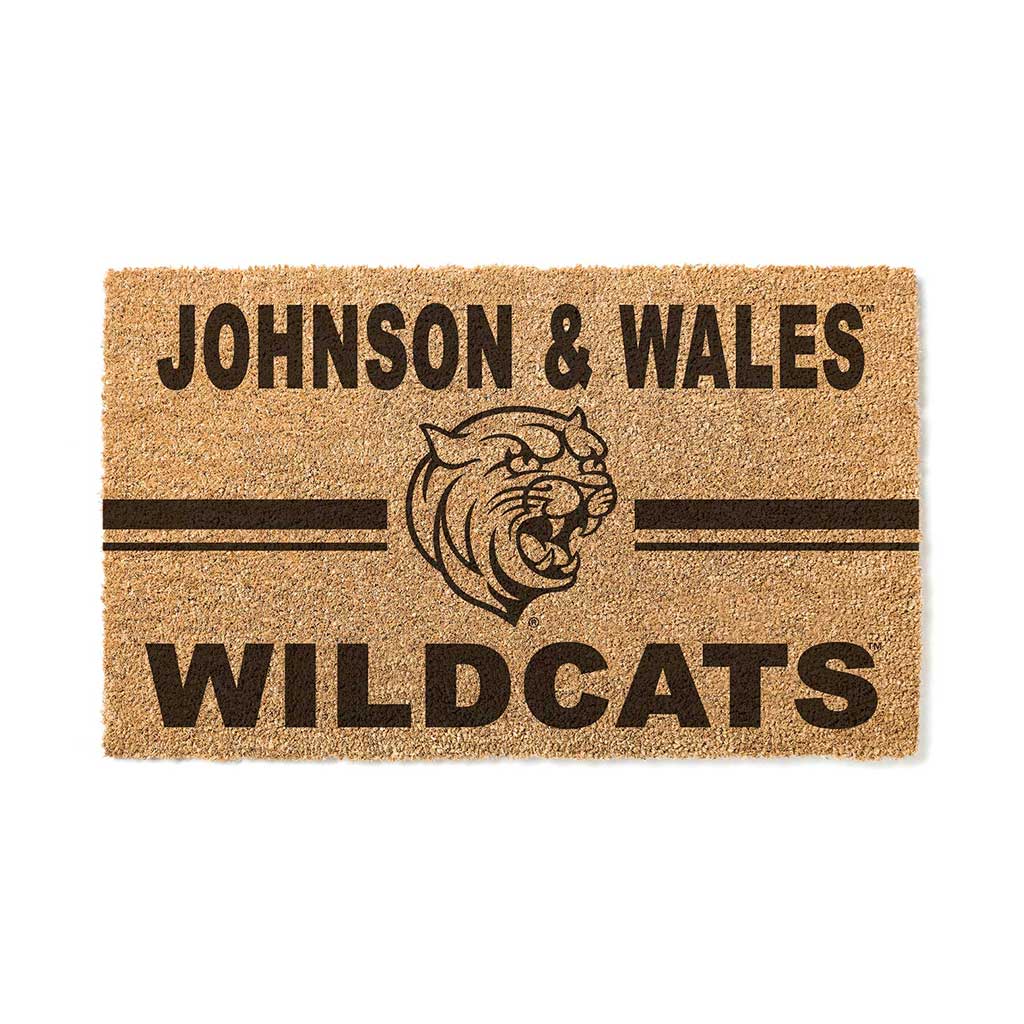 Team Coir Doormat Team Logo Johnson & Wales University Wildcats