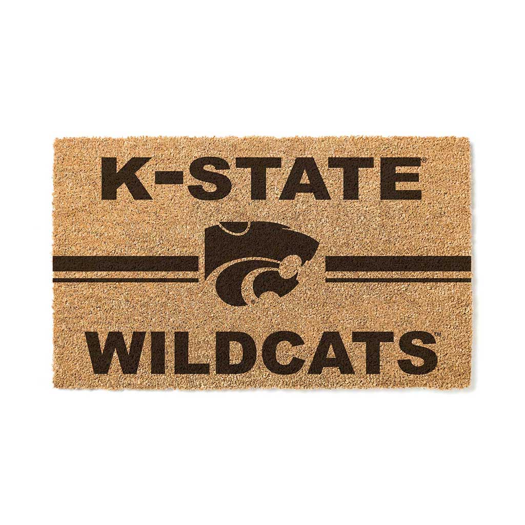 Team Coir Doormat Team Logo Kansas State Wildcats