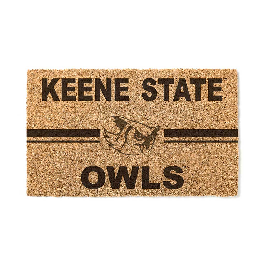 Team Coir Doormat Team Logo Keene State College Owls