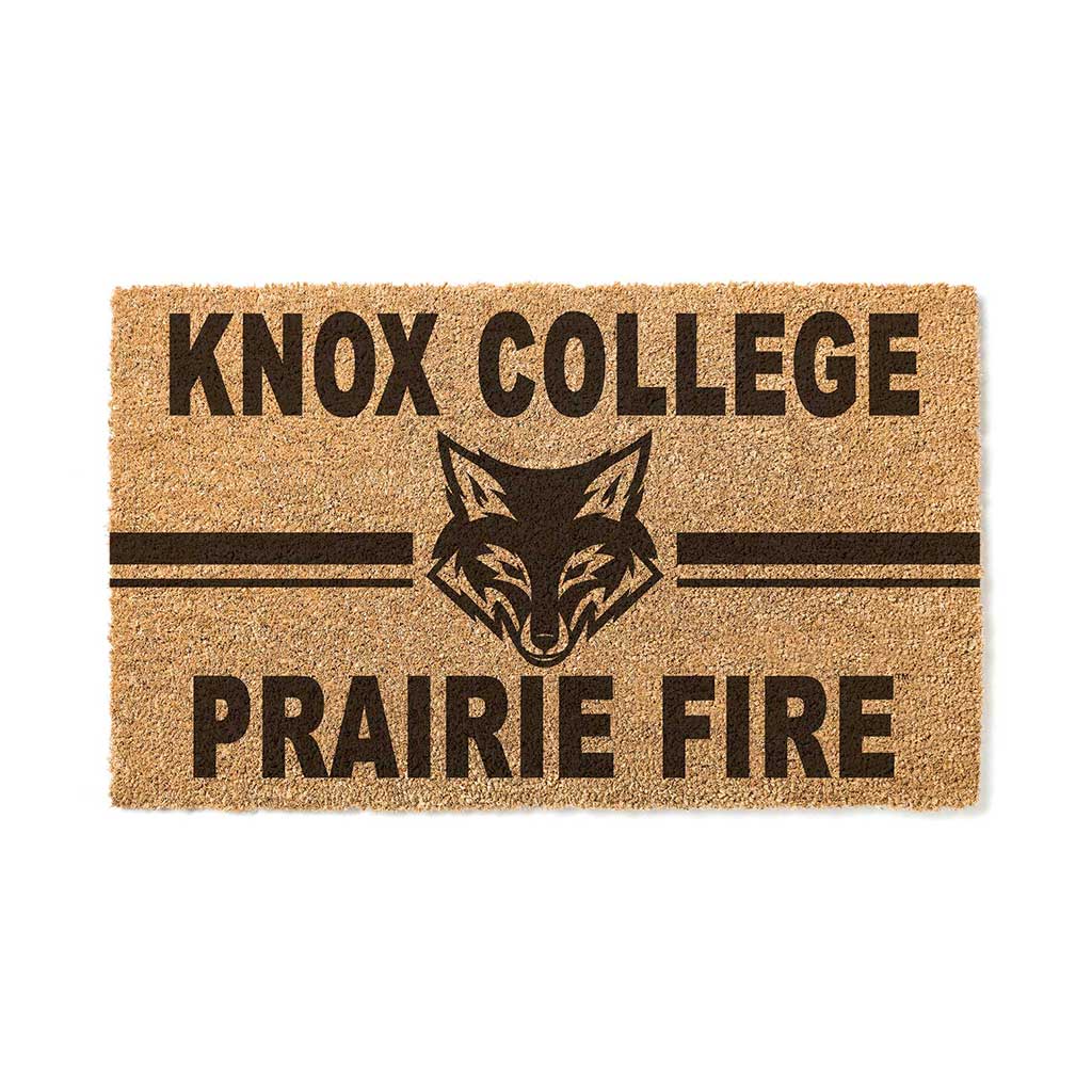 Team Coir Doormat Team Logo Knox College Prairie Fire