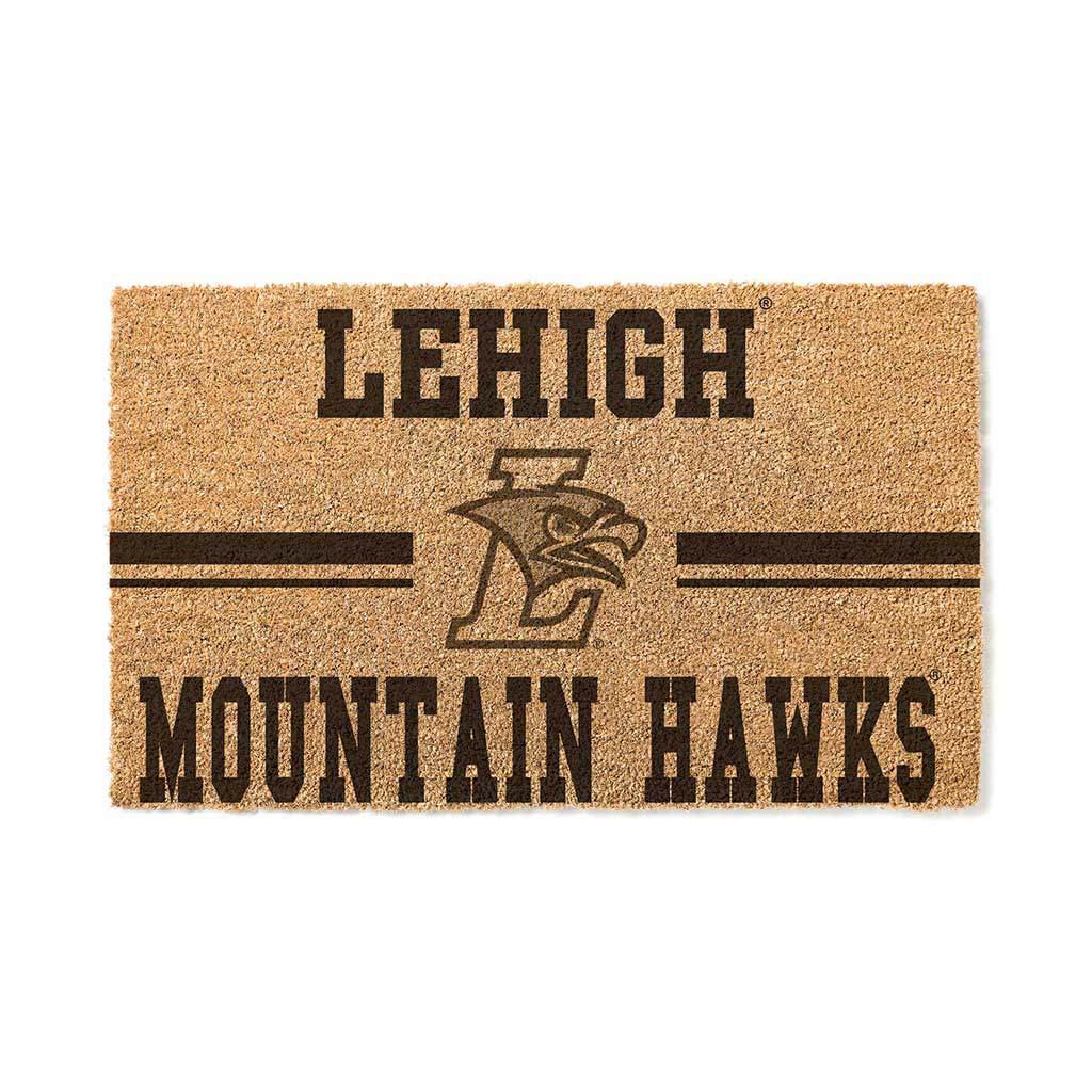 Team Coir Doormat Team Logo Lehigh Mountain Hawks