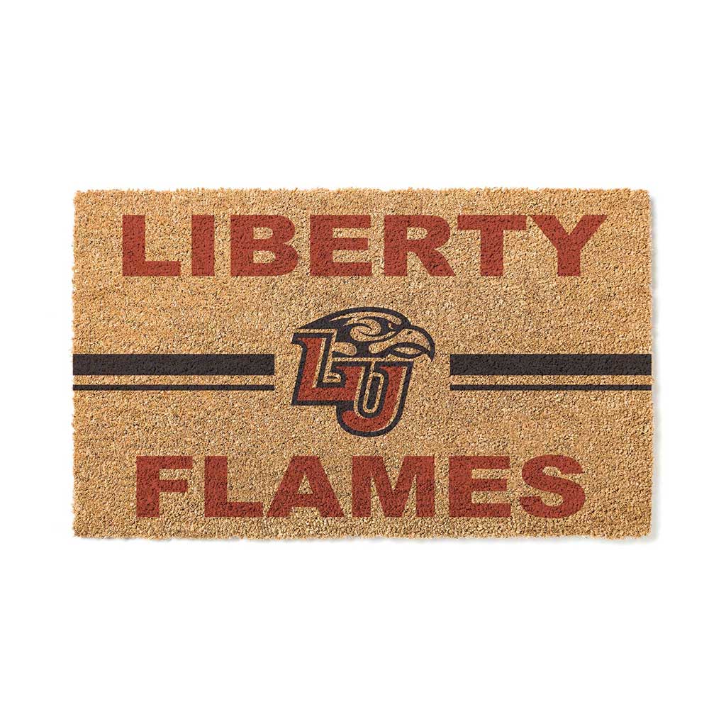 Team Coir Doormat Team Logo Liberty Flames