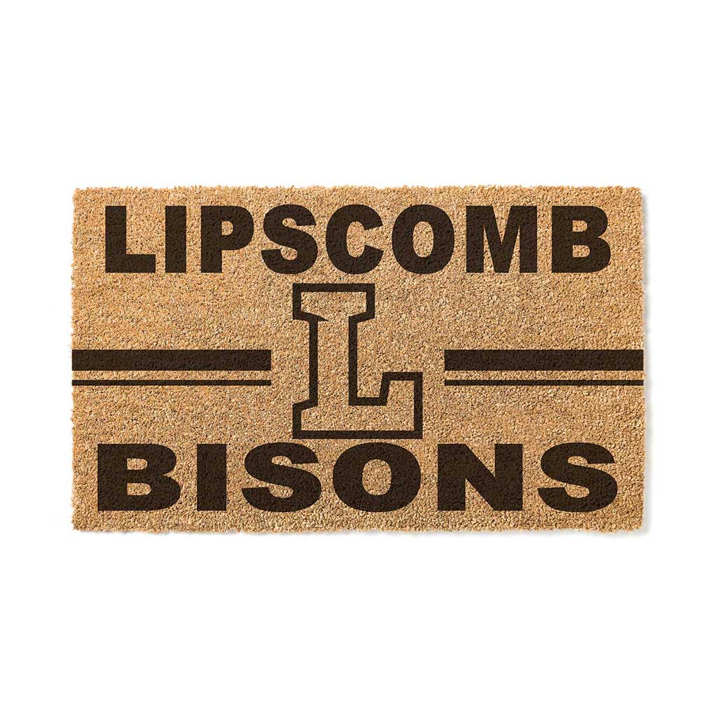 Team Coir Doormat Team Logo Lipscomb Bisons