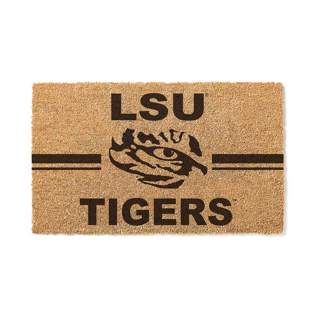 Team Coir Doormat Team Logo LSU Fighting Tigers