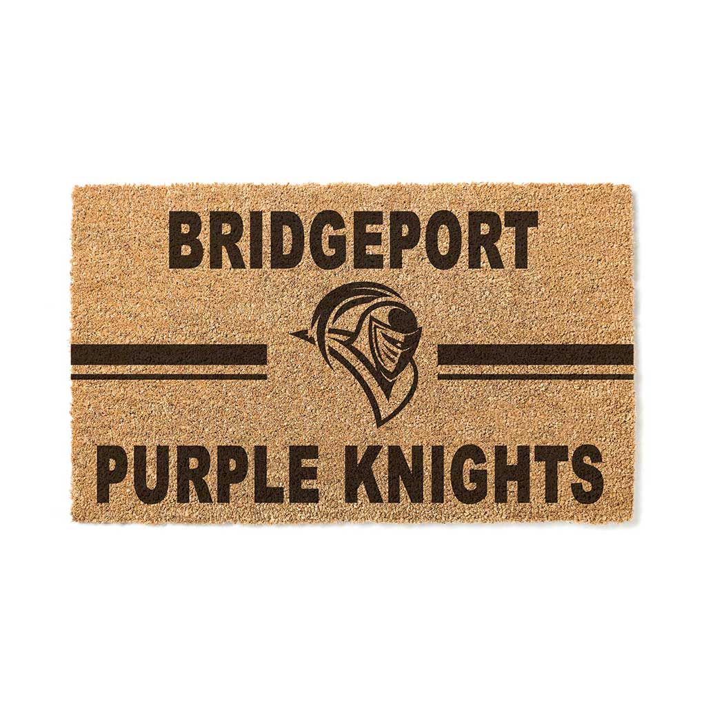 Team Coir Doormat Team Logo University of Bridgeport Purple Knights