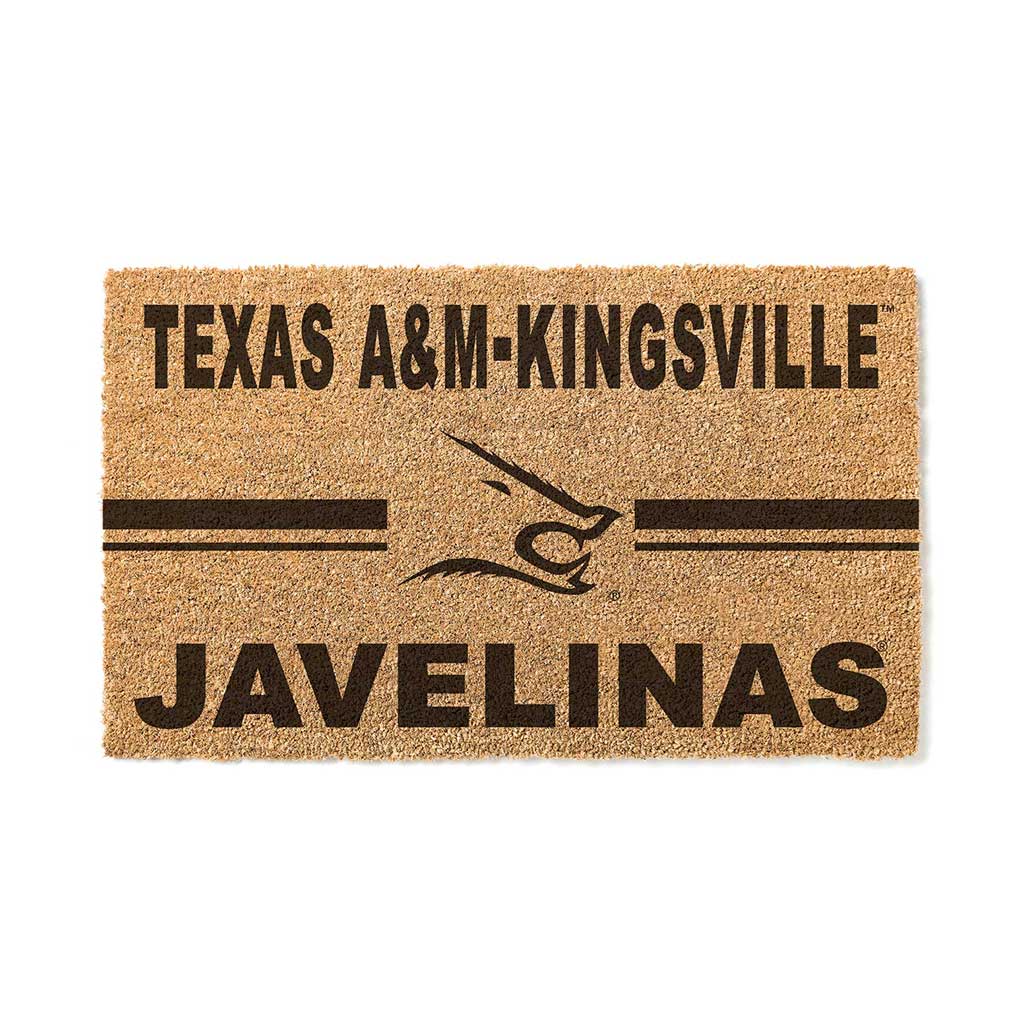 Team Coir Doormat Team Logo Texas A&M Kingsville Javelinas