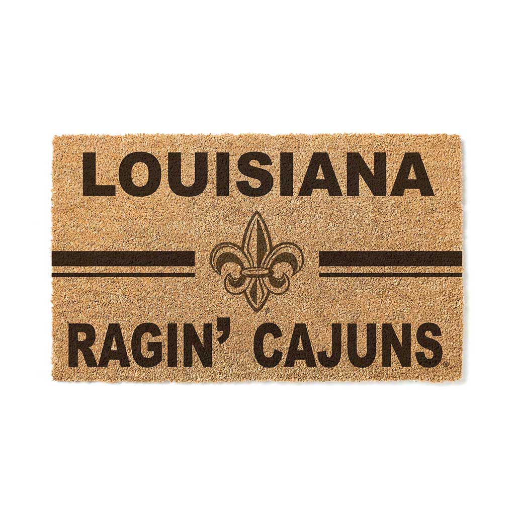 Team Coir Doormat Team Logo Louisiana State Lafayette Ragin Cajuns