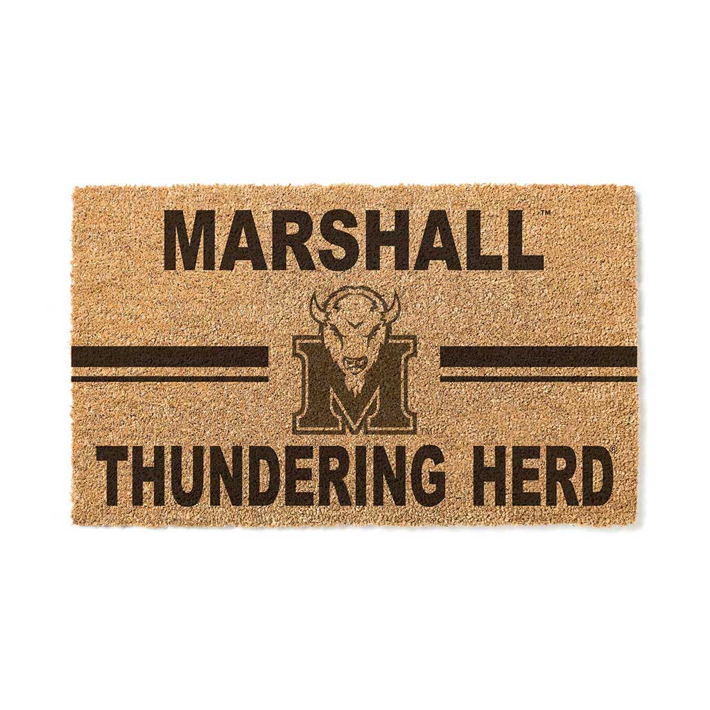 Team Coir Doormat Team Logo Marshall Thundering Herd