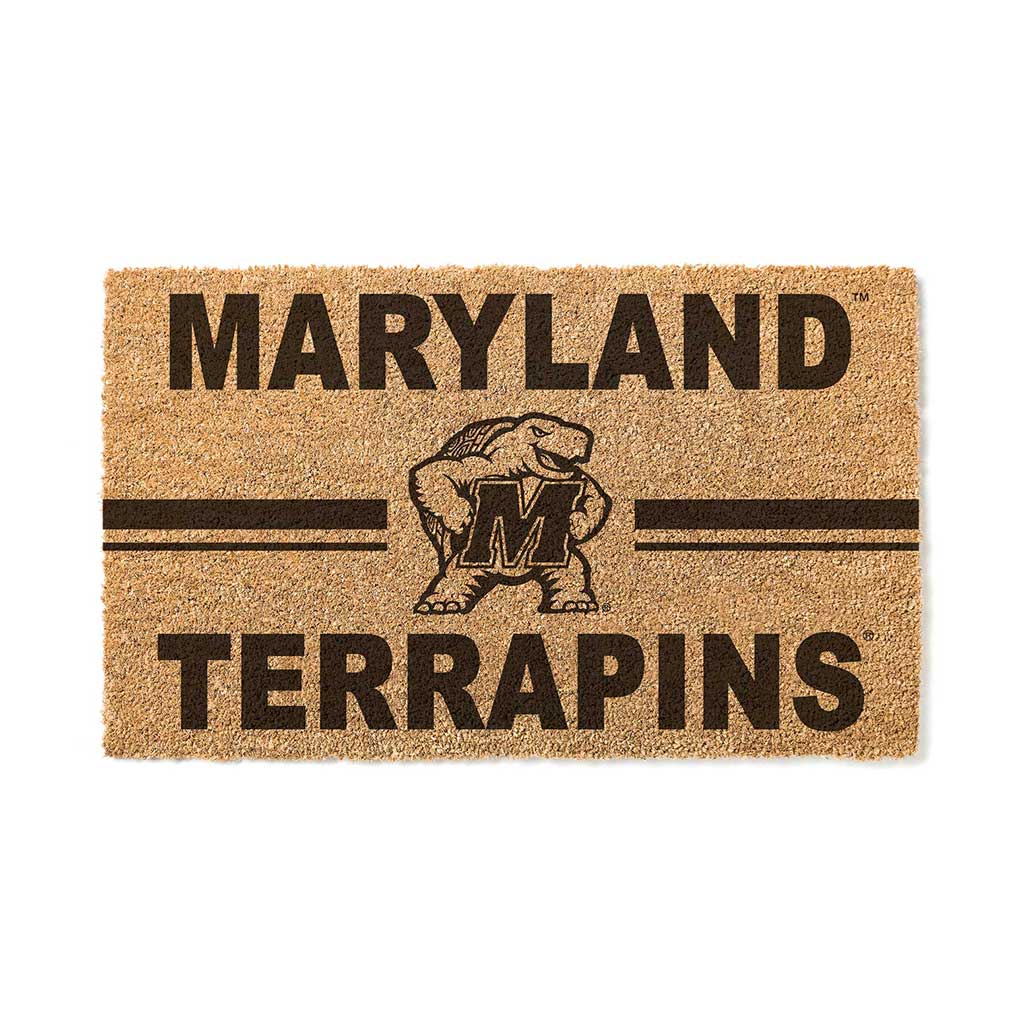 Team Coir Doormat Team Logo Maryland Terrapins