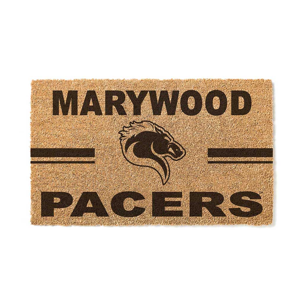 Team Coir Doormat Team Logo Marywood University Pacers