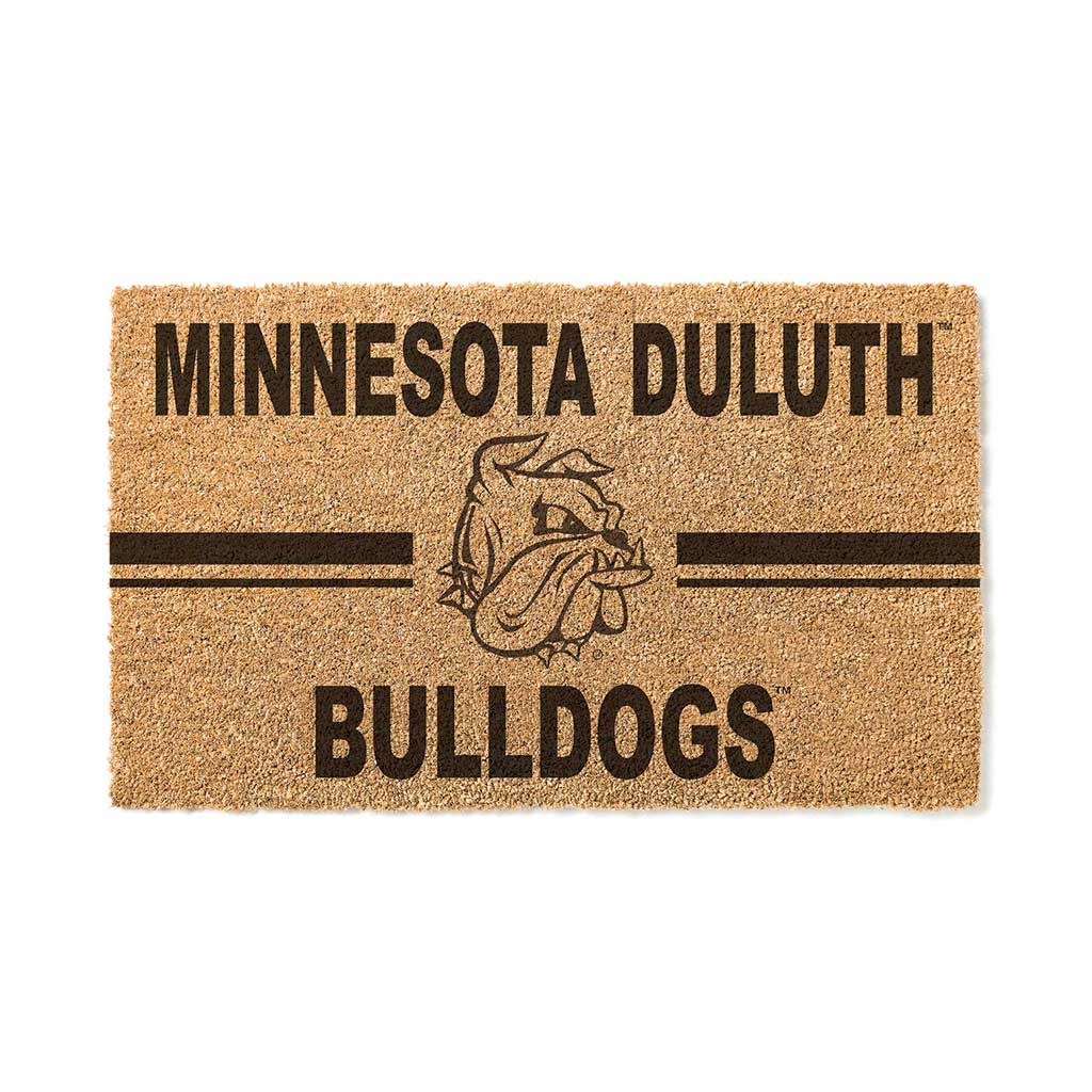 Team Coir Doormat Team Logo Minnesota (Duluth) Bulldogs