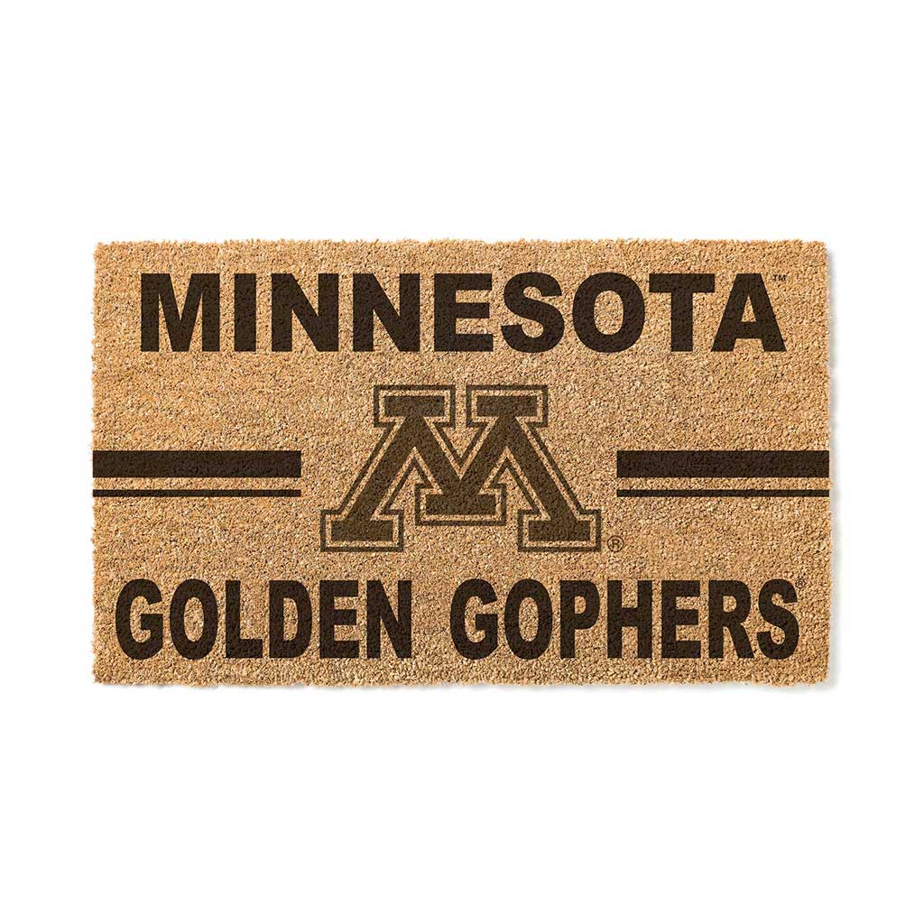 Team Coir Doormat Team Logo Minnesota Golden Gophers