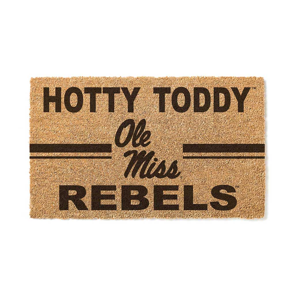 Team Coir Doormat - HOTTY TODDY- Mississippi Rebels