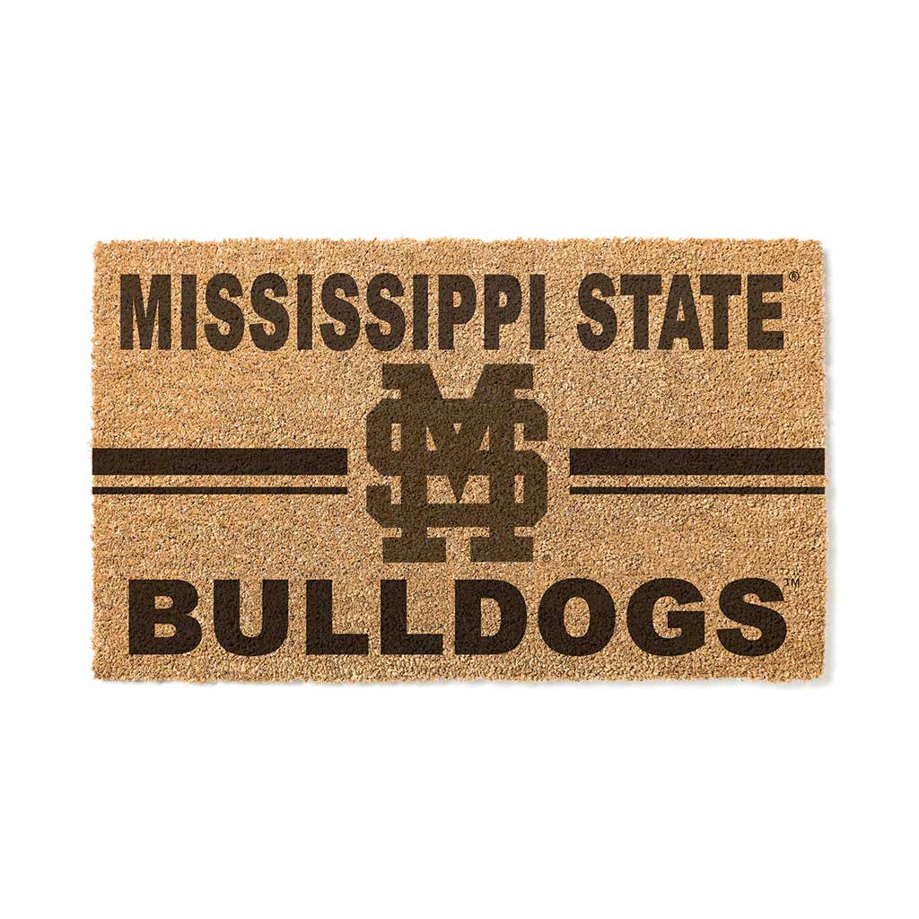 Team Coir Doormat Team Logo Mississippi State Bulldogs Baseball