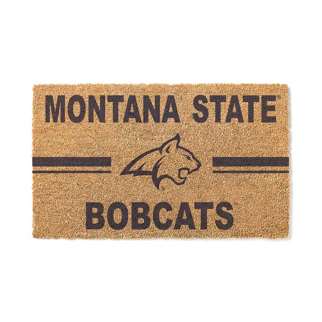 Team Coir Doormat Team Logo Montana State Fighting Bobcats