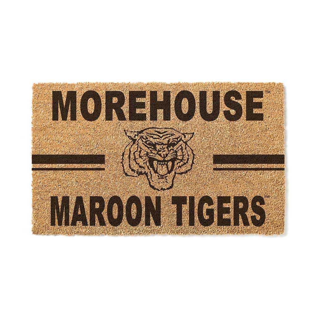 Team Coir Doormat Team Logo Morehouse College Maroon Tigers