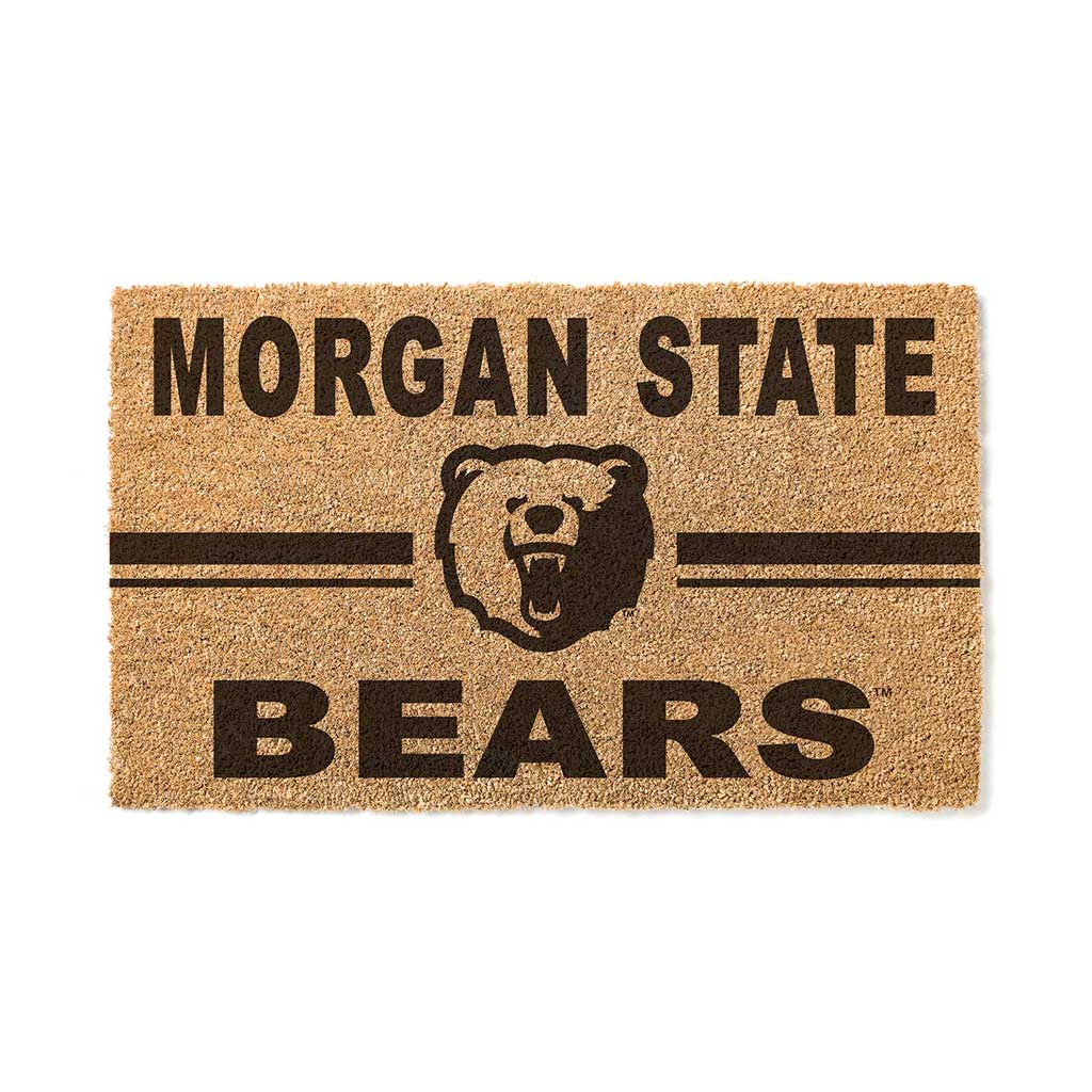 Team Coir Doormat Team Logo Morgan State Bears