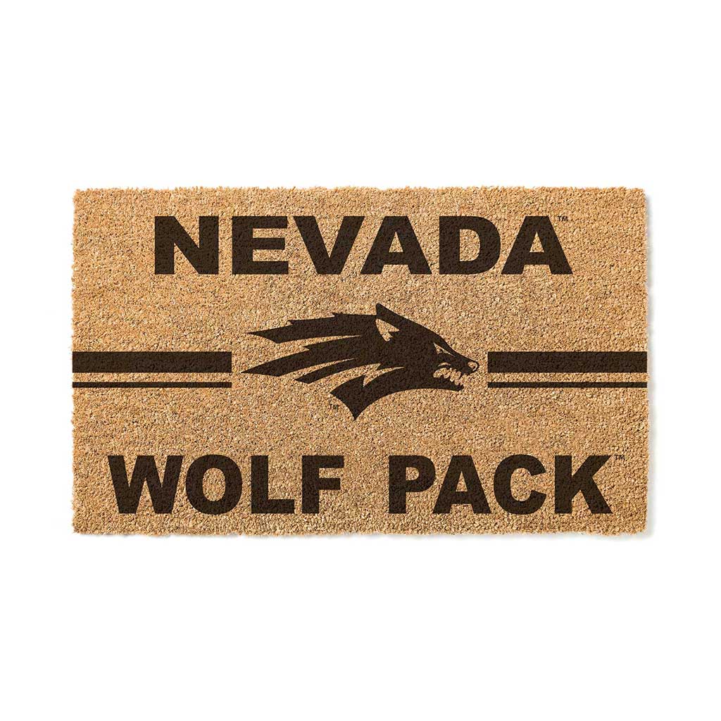 Team Coir Doormat Team Logo Nevada Wolf Pack