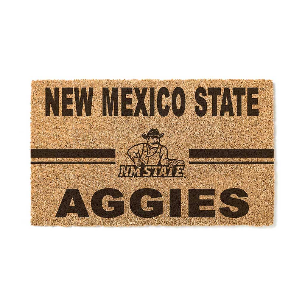 Team Coir Doormat Team Logo New Mexico State Aggies