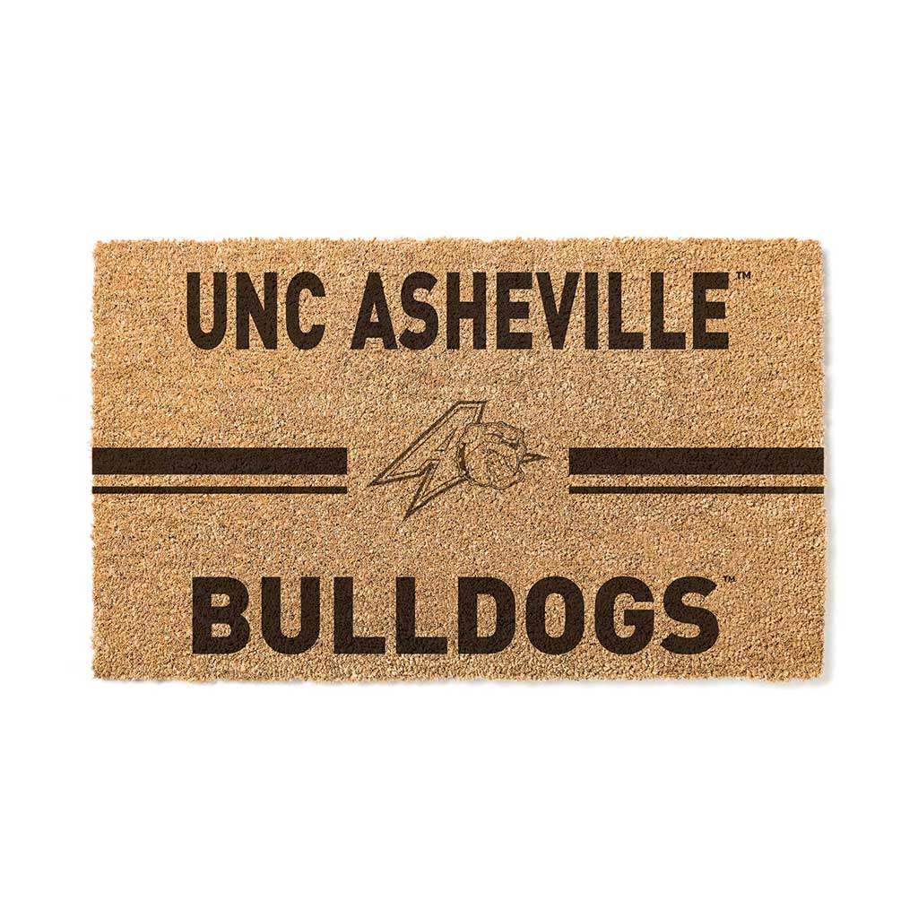 Team Coir Doormat Team Logo North Carolina Asheville Bulldogs