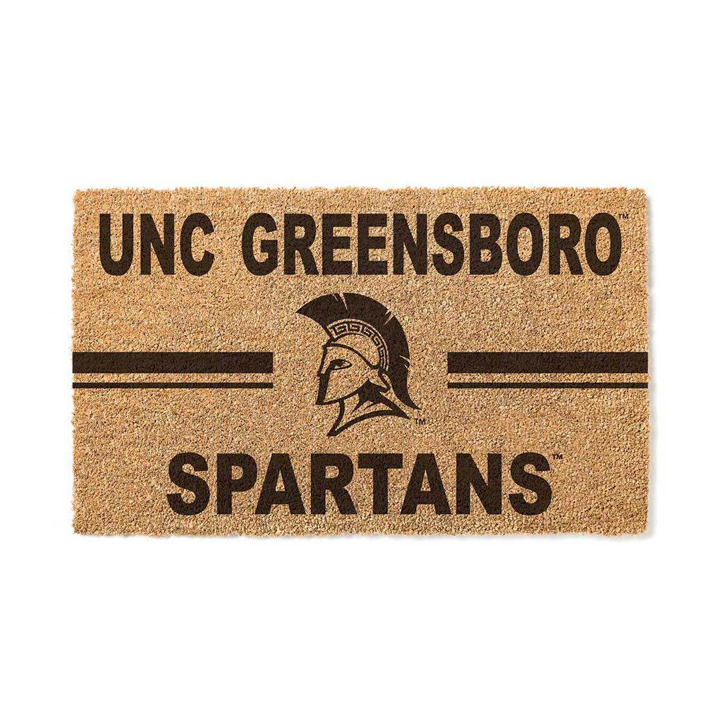 Team Coir Doormat Team Logo North Carolina (Greensboro) Spartans