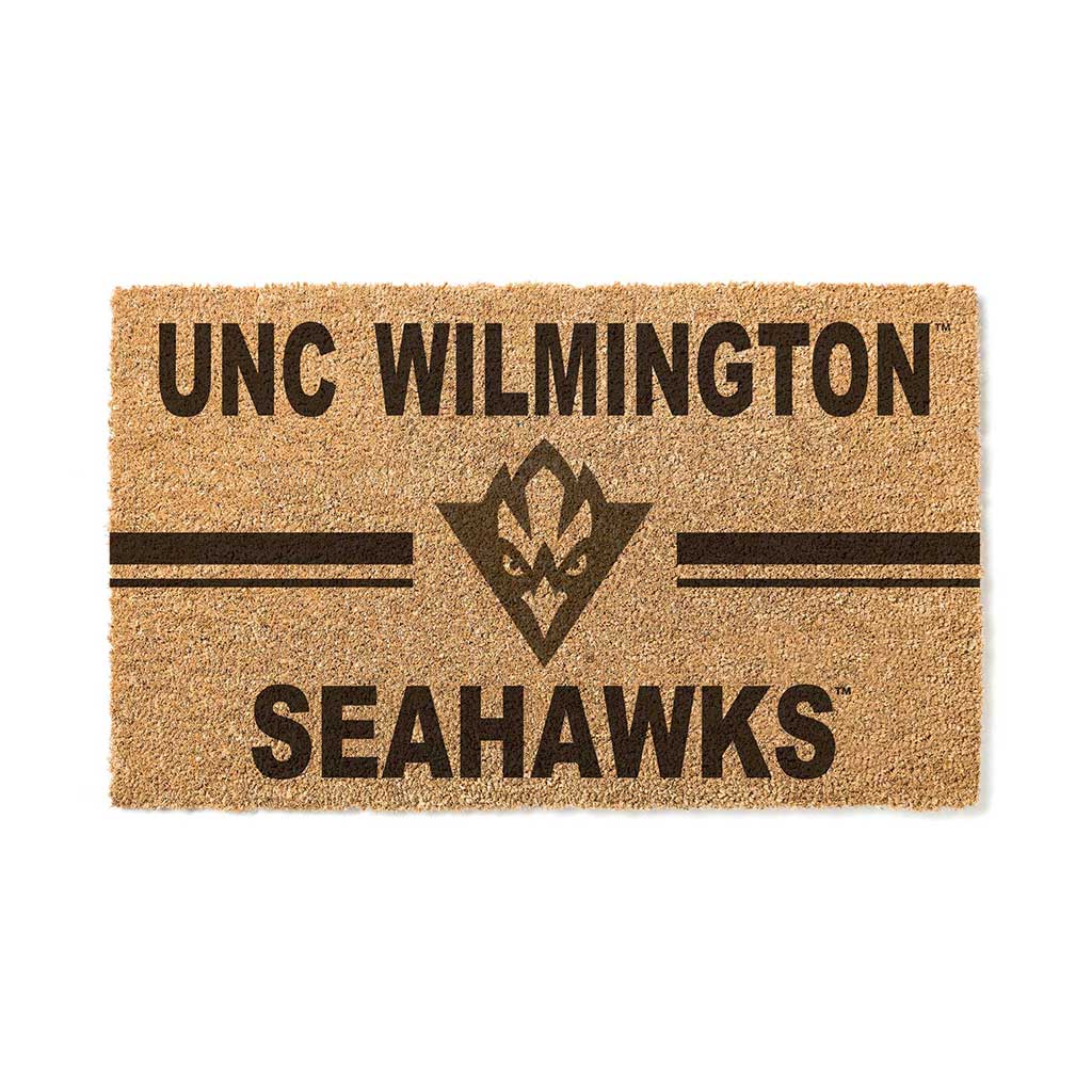 Team Coir Doormat Team Logo North Carolina (Wilmington) Seahawks