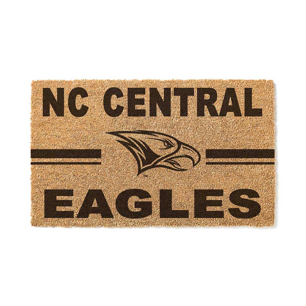 Team Coir Doormat Team Logo North Carolina Central Eagles