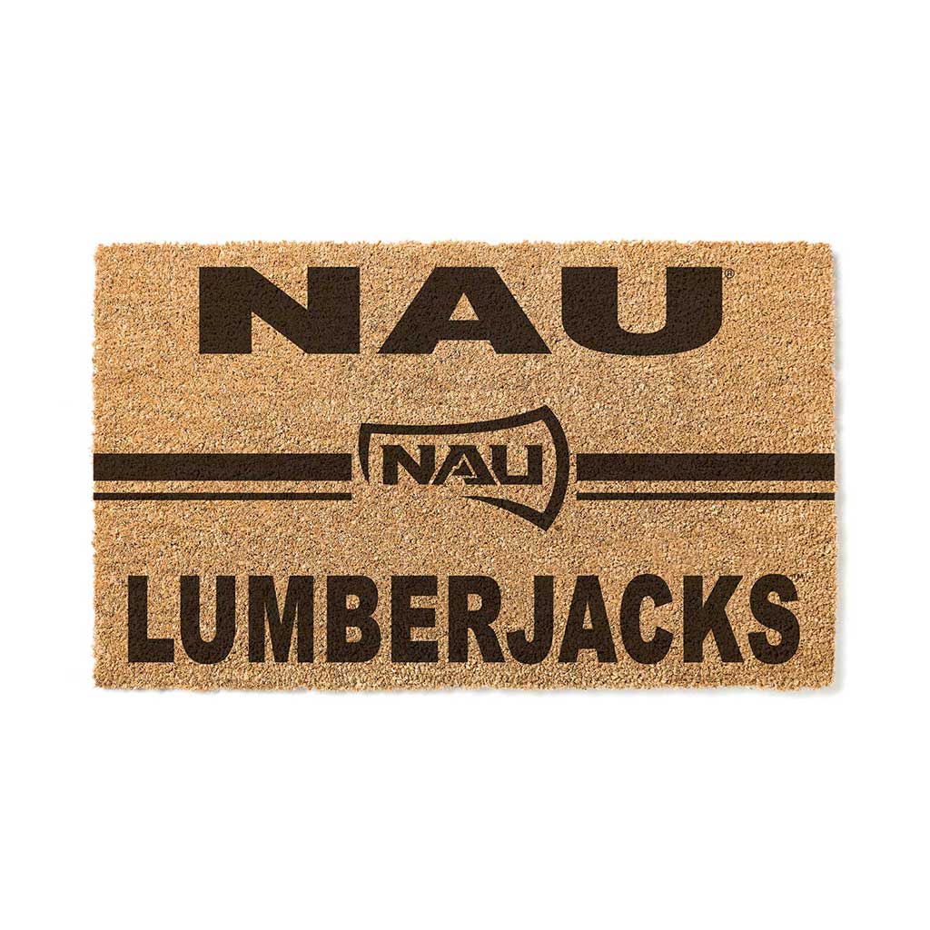 Team Coir Doormat Team Logo Northern Arizona Lumberjacks