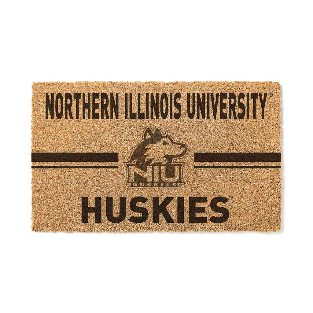 Team Coir Doormat Team Logo Northern Illinois Huskies