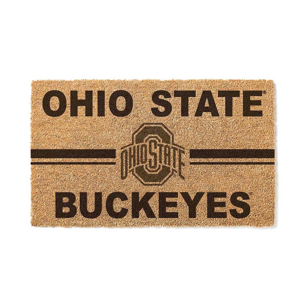 Team Coir Doormat Team Logo Ohio State Buckeyes