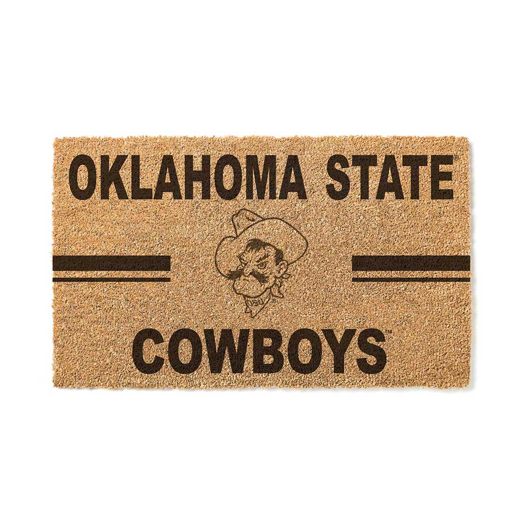 Team Coir Doormat Team Logo Oklahoma State Cowboys