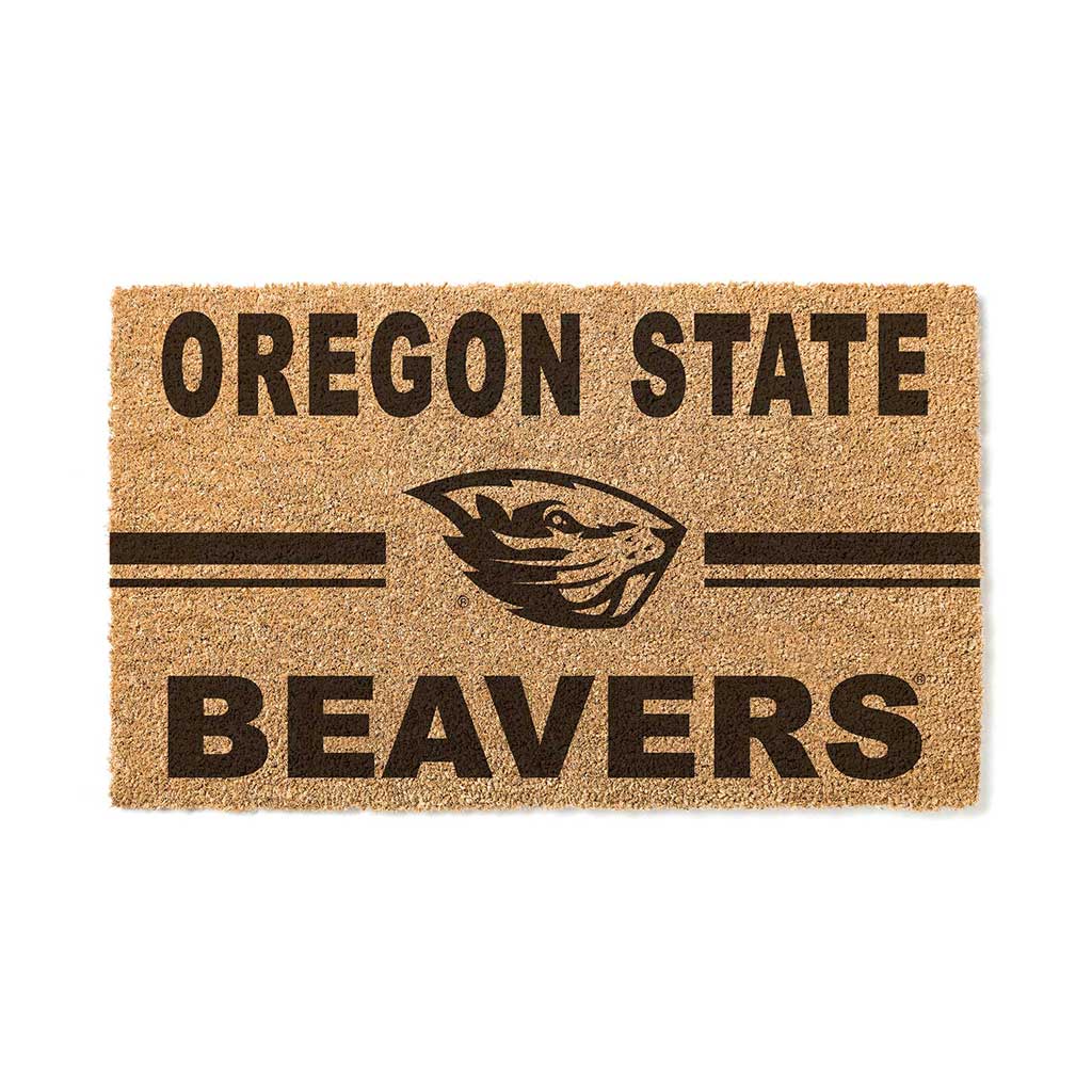 Team Coir Doormat Team Logo Oregon State Beavers