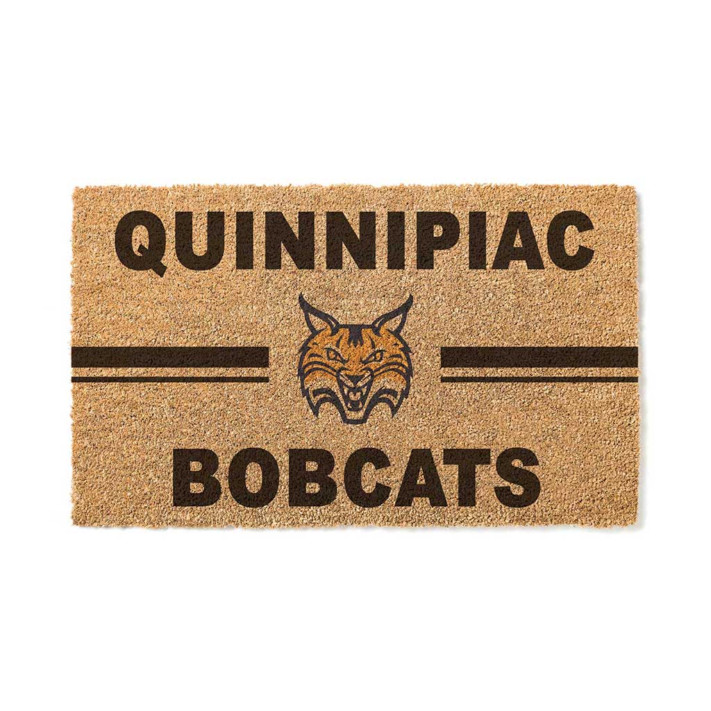 Team Coir Doormat Team Logo Quinnipiac Bobcats