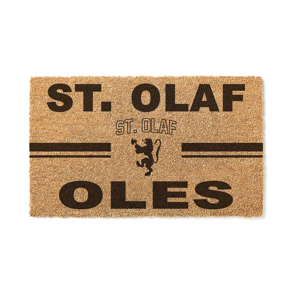 Team Coir Doormat Team Logo Saint Olaf College Oles