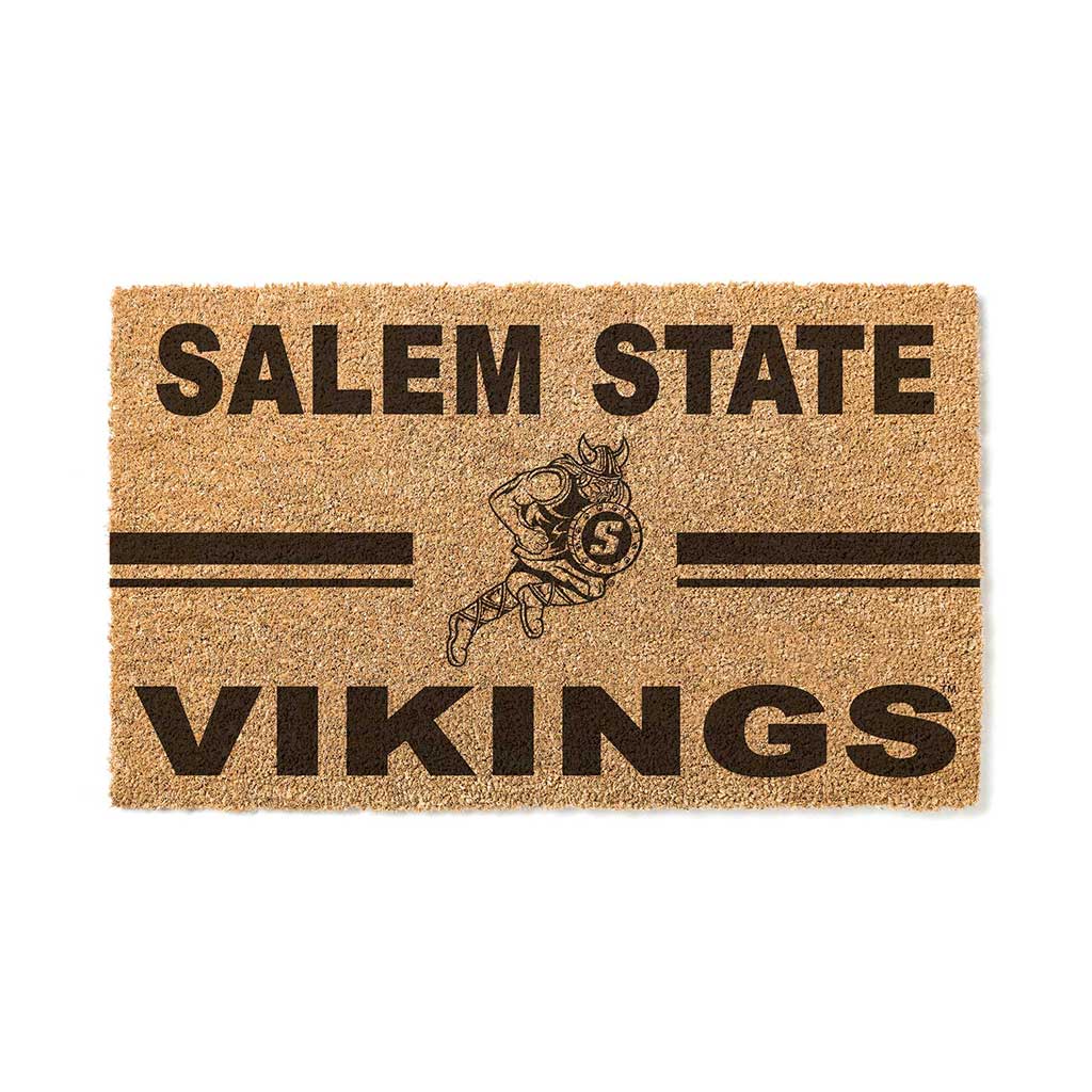 Team Coir Doormat Team Logo Salem State Vikings