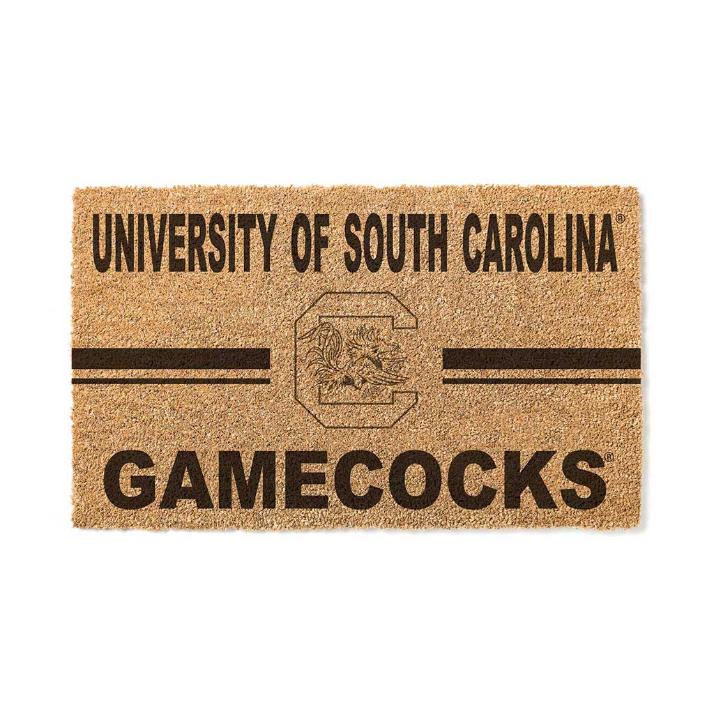 Team Coir Doormat Team Logo South Carolina Gamecocks