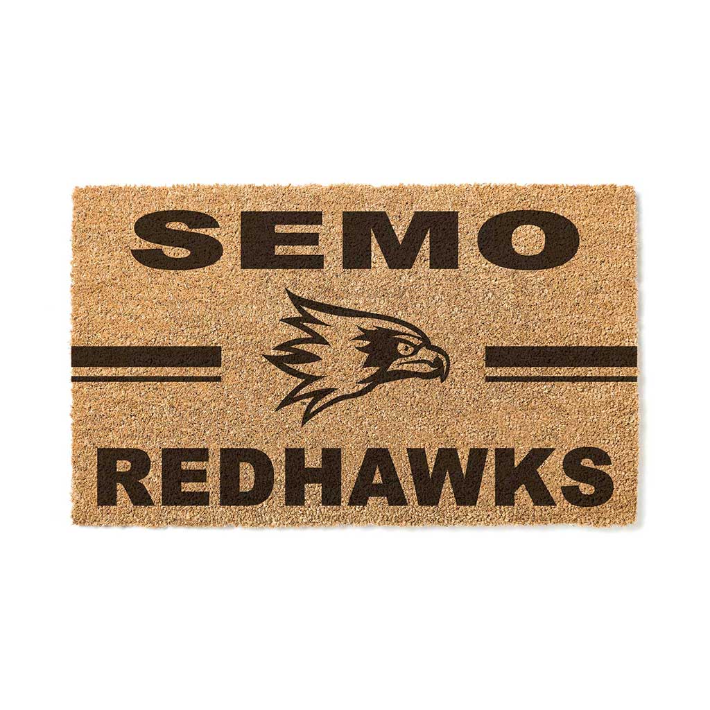 Team Coir Doormat Team Logo Southeast Missouri State Redhawks